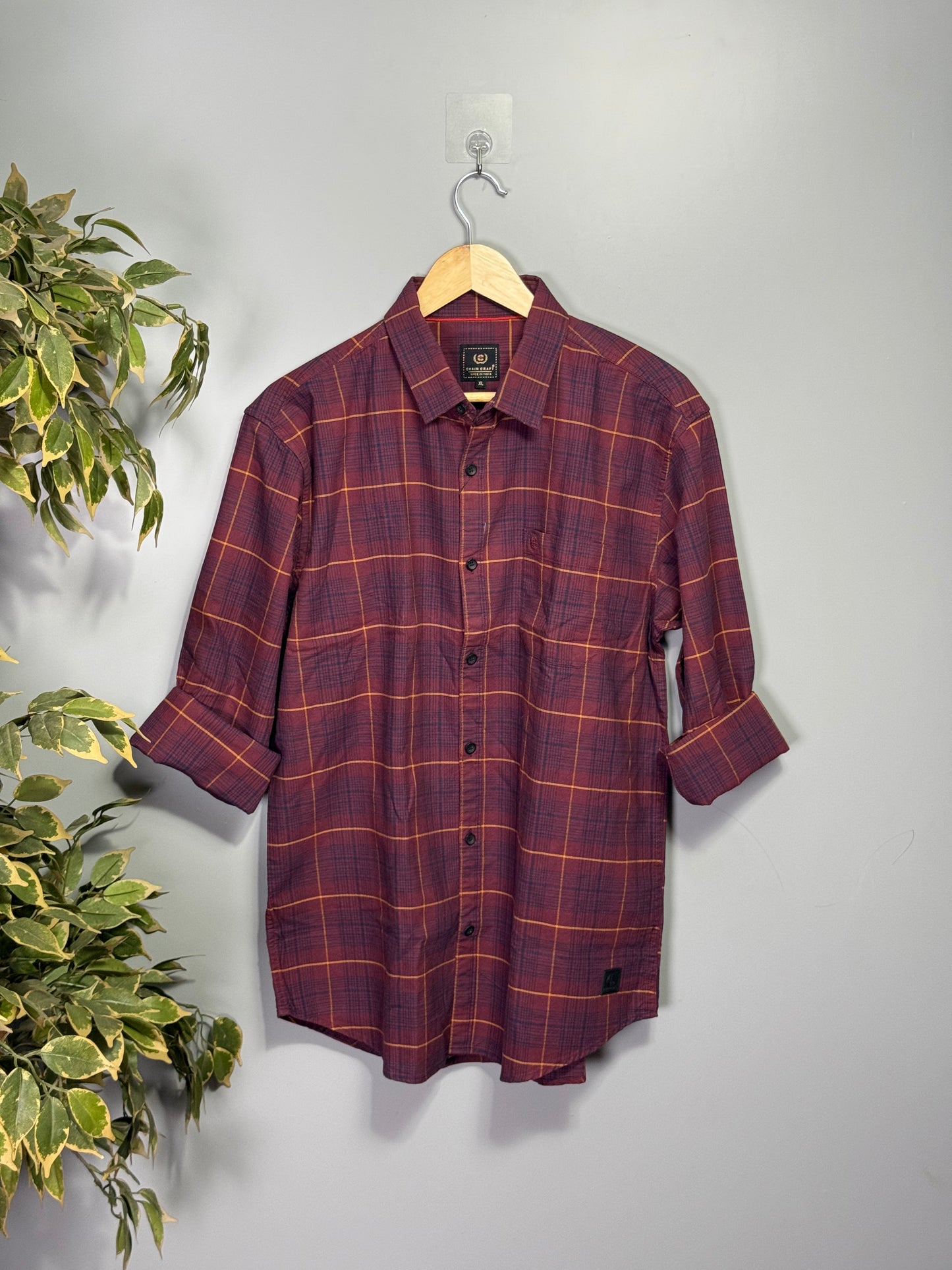 Men's Checked Full Sleeve Shirt