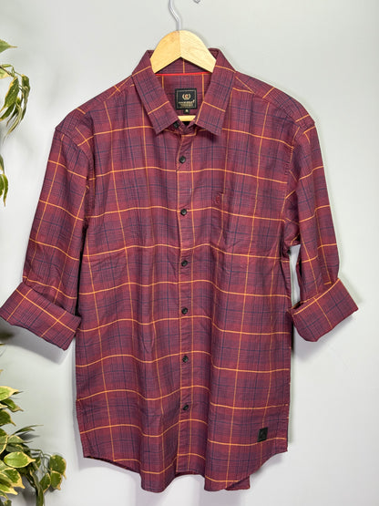 Men's Checked Full Sleeve Shirt