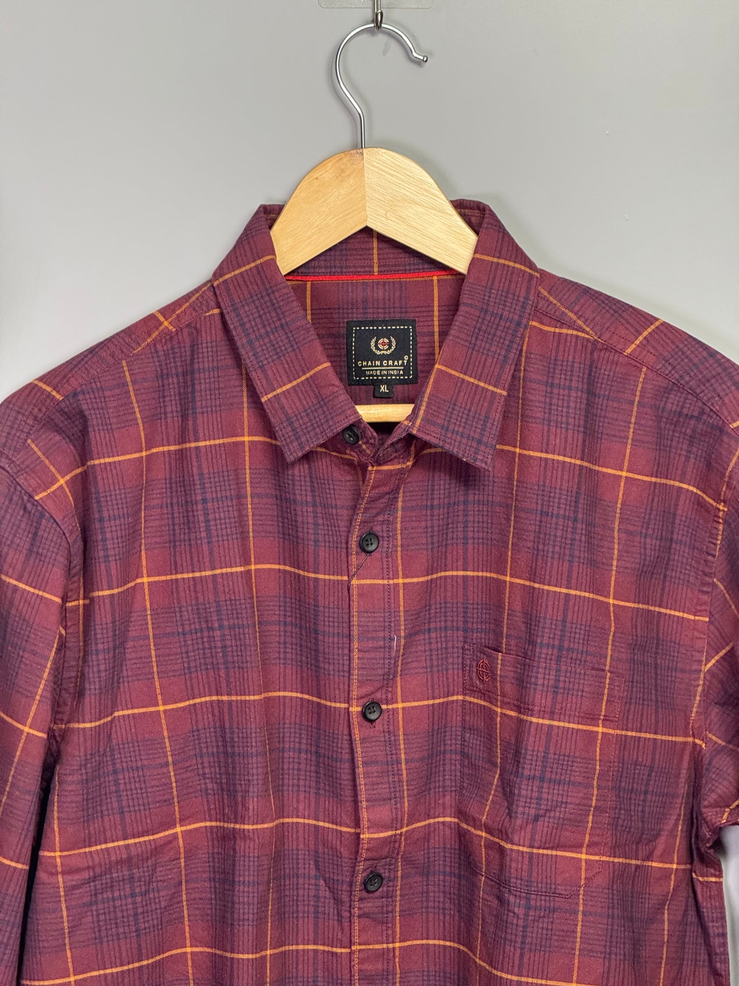 Men's Checked Full Sleeve Shirt