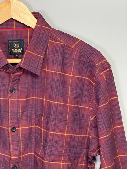 Men's Checked Full Sleeve Shirt