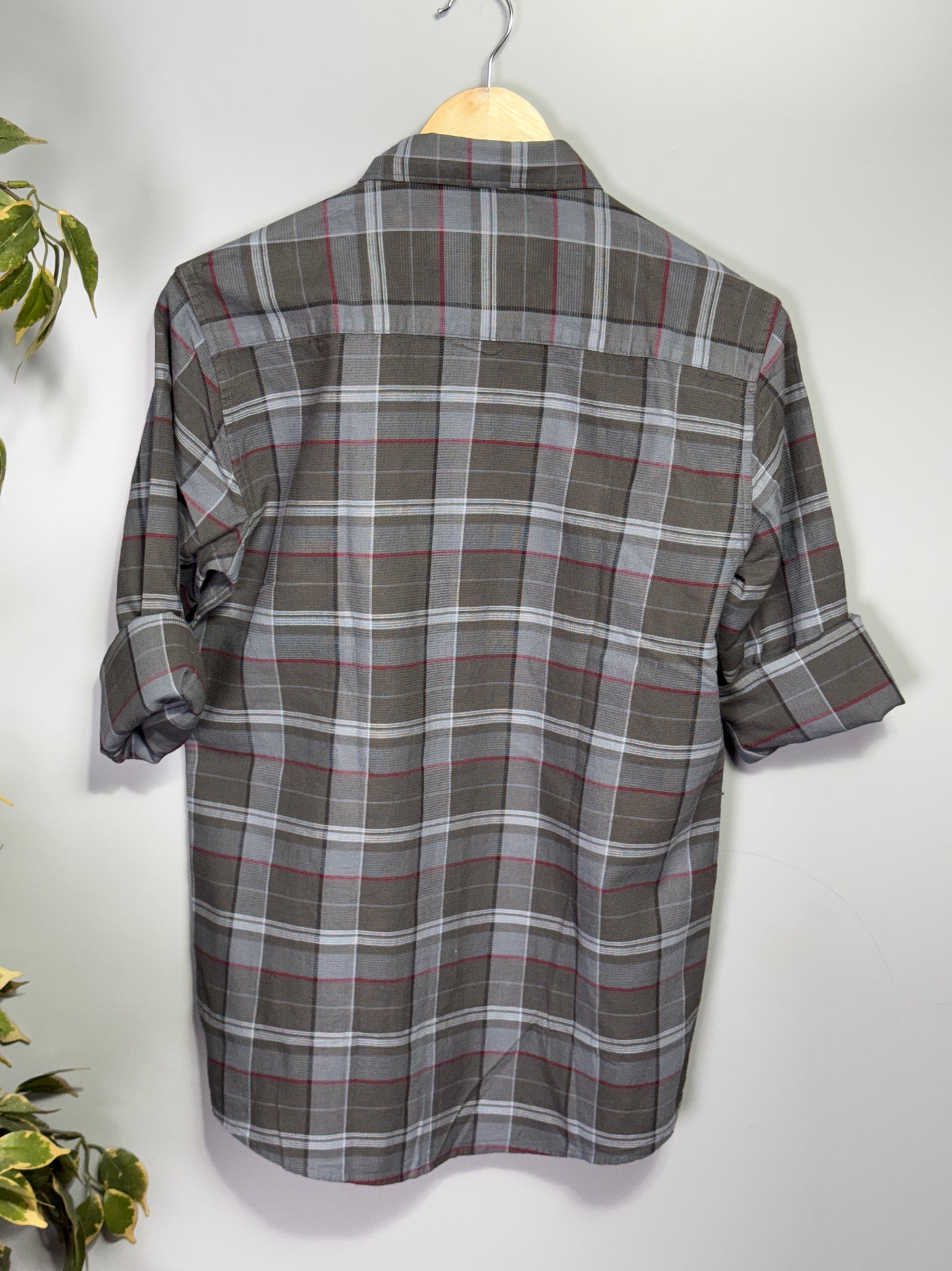 Men's Oxford Checks Full sleeve Cotton Shirt