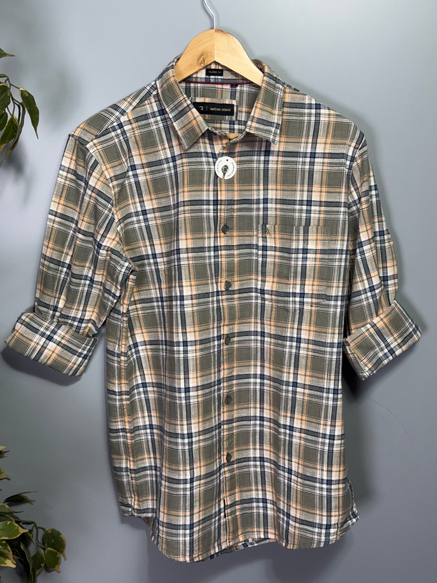 Men's Oxford Checks Full sleeve Cotton Shirt