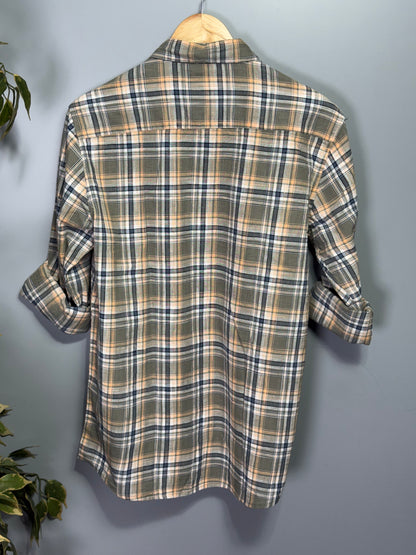 Men's Oxford Checks Full sleeve Cotton Shirt