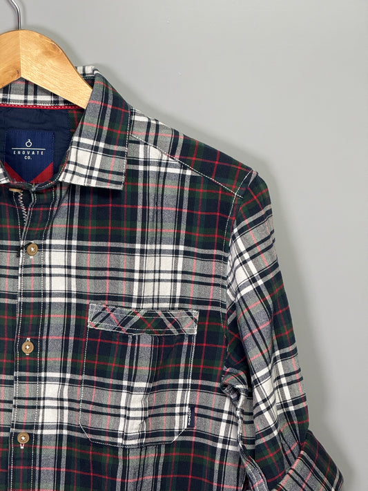 Men's Oxford Checks Full sleeve Cotton Shirt