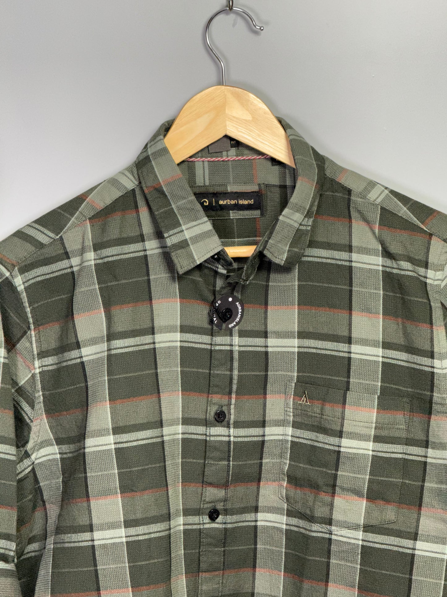 Men's Checked Full Sleeve Dobby Shirt