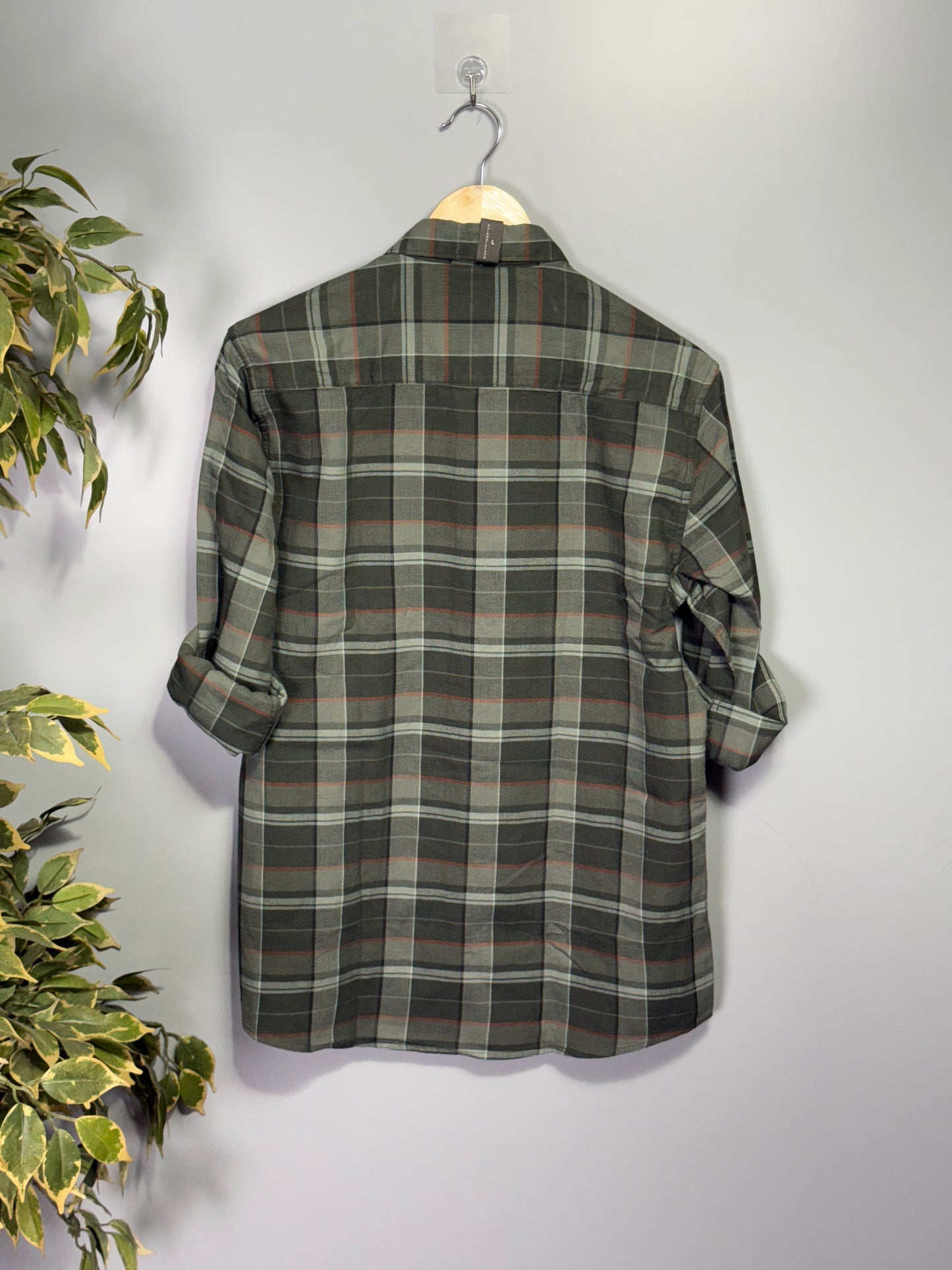 Men's Checked Full Sleeve Dobby Shirt