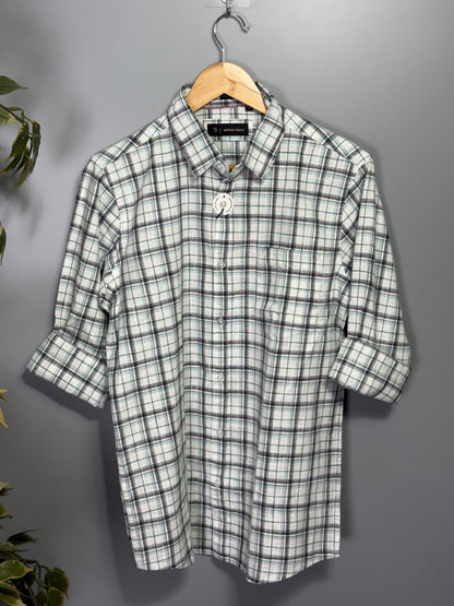 Men's Oxford Checks Full sleeve Cotton Shirt