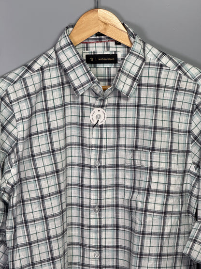 Men's Oxford Checks Full sleeve Cotton Shirt