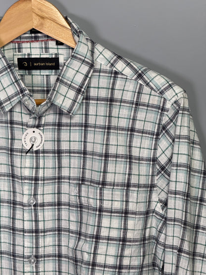 Men's Oxford Checks Full sleeve Cotton Shirt