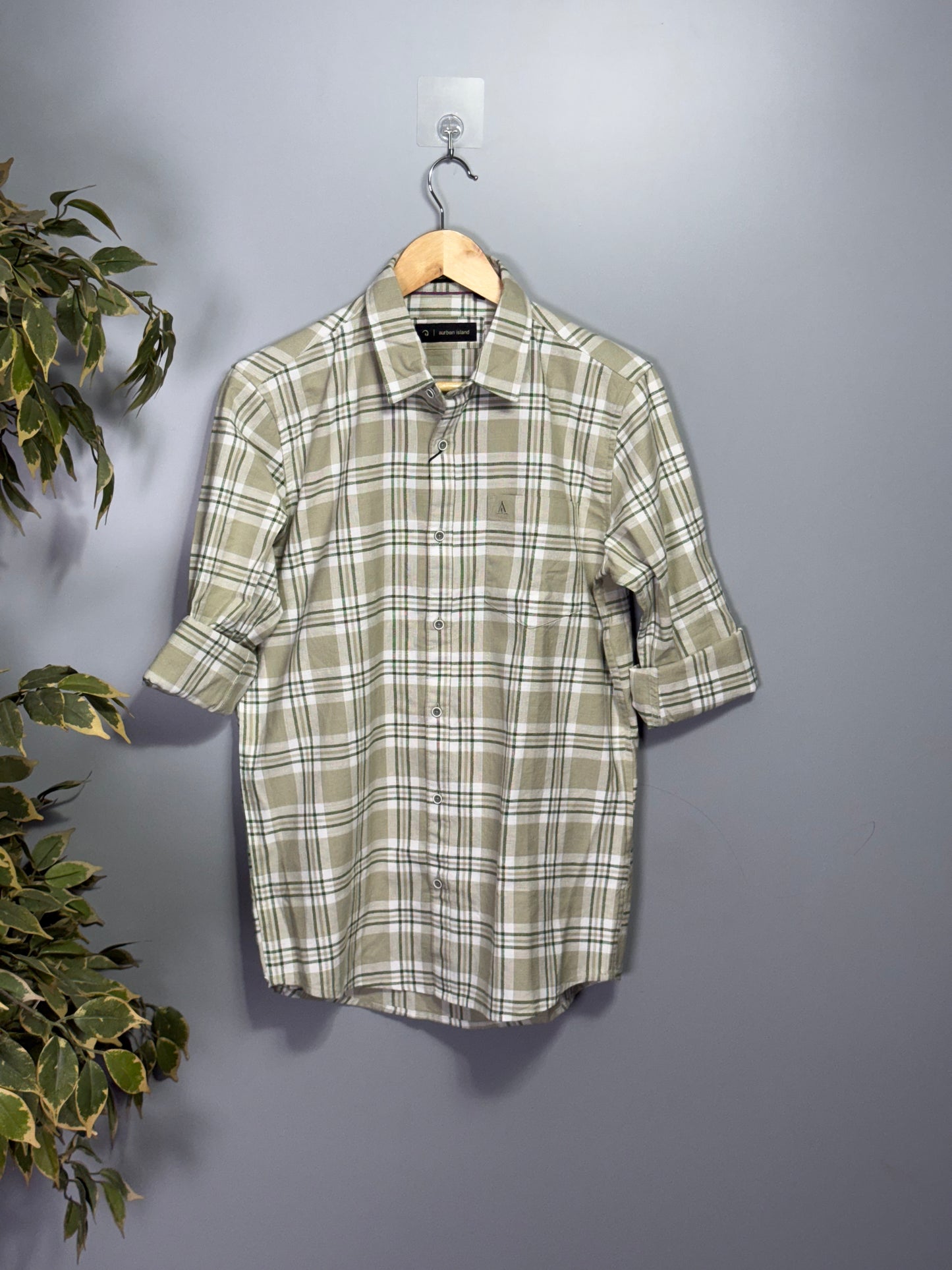 Men's Oxford Checks Full sleeve Cotton Shirt