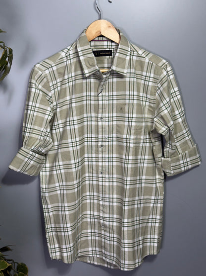 Men's Oxford Checks Full sleeve Cotton Shirt