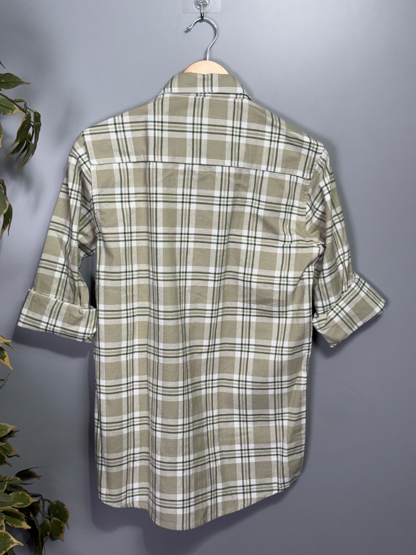 Men's Oxford Checks Full sleeve Cotton Shirt