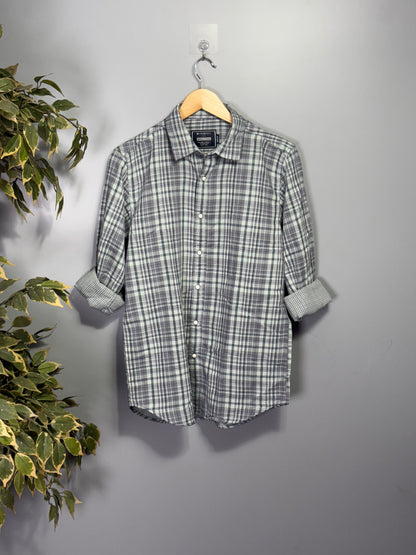 Men's Checked Full sleeve Double Cloth Shirt