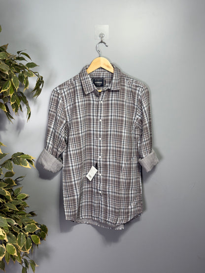 Men's Checked Full sleeve Double Cloth Shirt