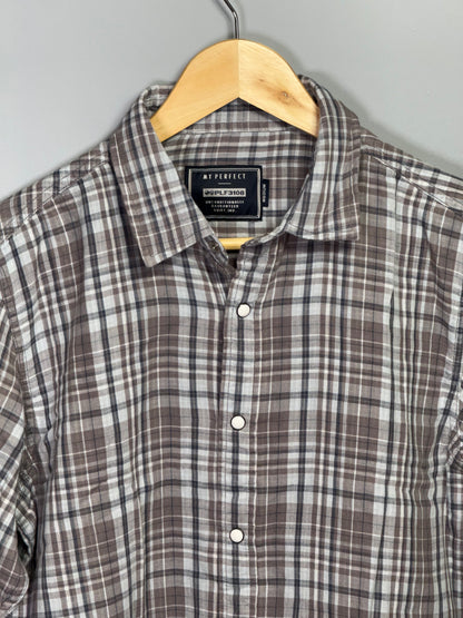 Men's Checked Full sleeve Double Cloth Shirt