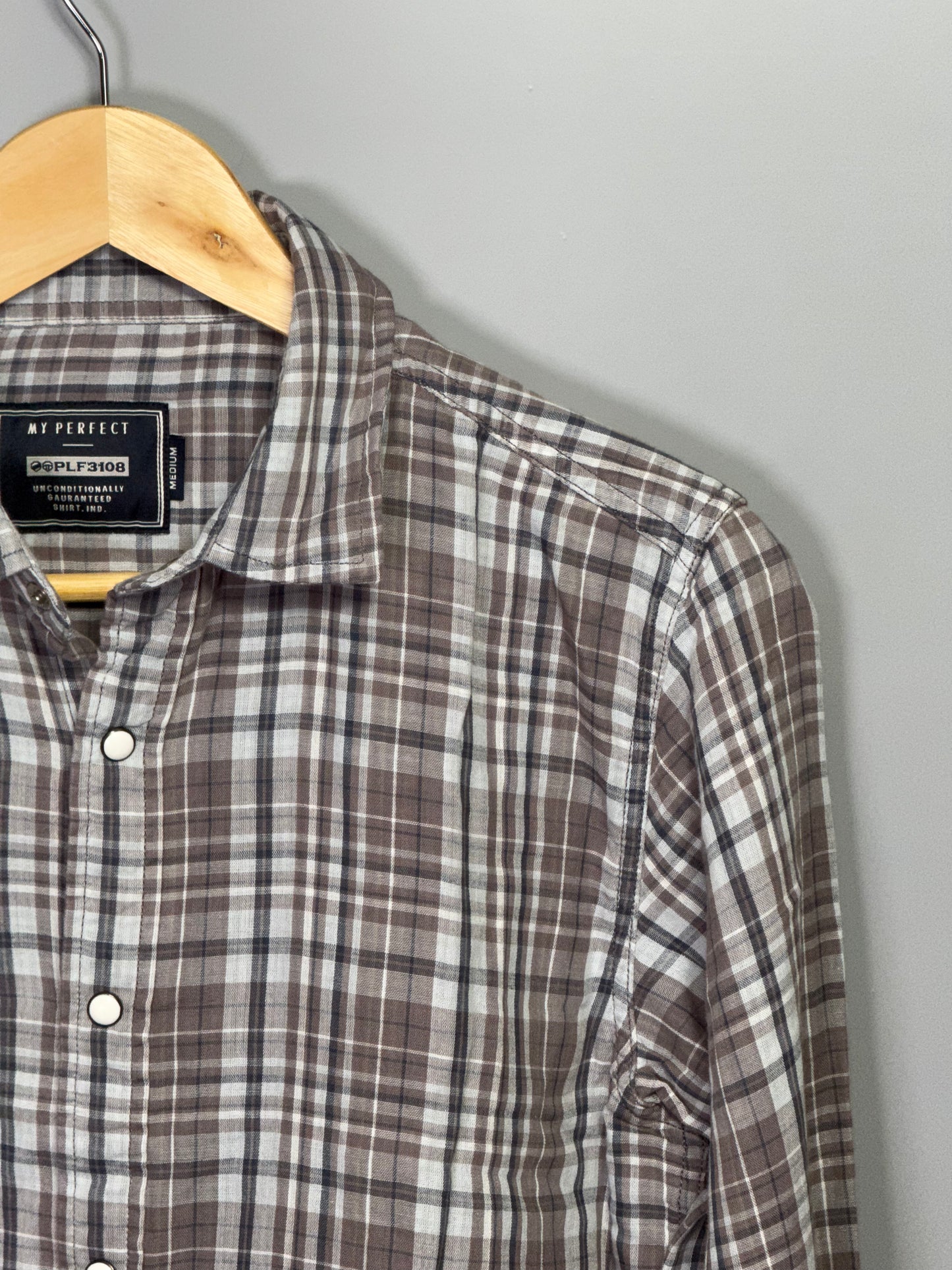 Men's Checked Full sleeve Double Cloth Shirt