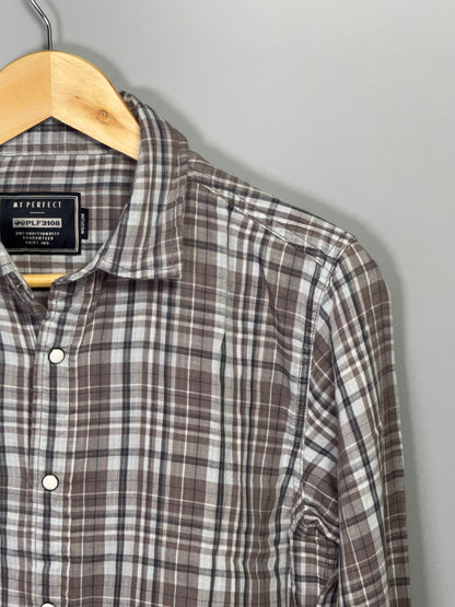 Men's Checked Full sleeve Double Cloth Shirt