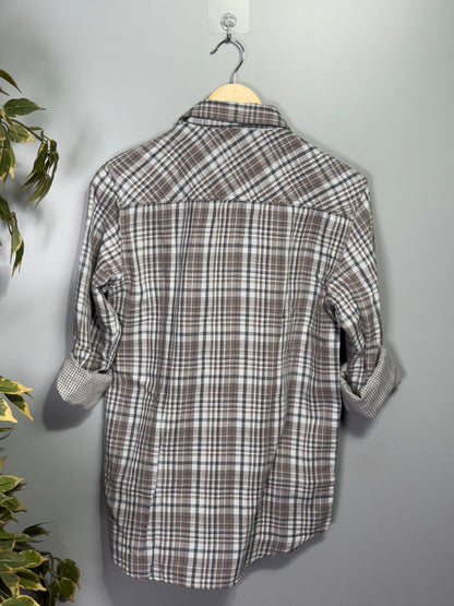 Men's Checked Full sleeve Double Cloth Shirt