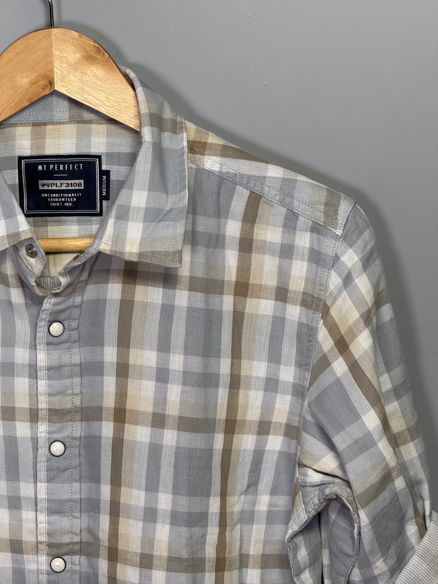 Men's Checked Full sleeve Double Cloth Shirt