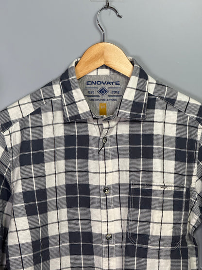 Men's Checked Full Sleeve Dobby Shirt