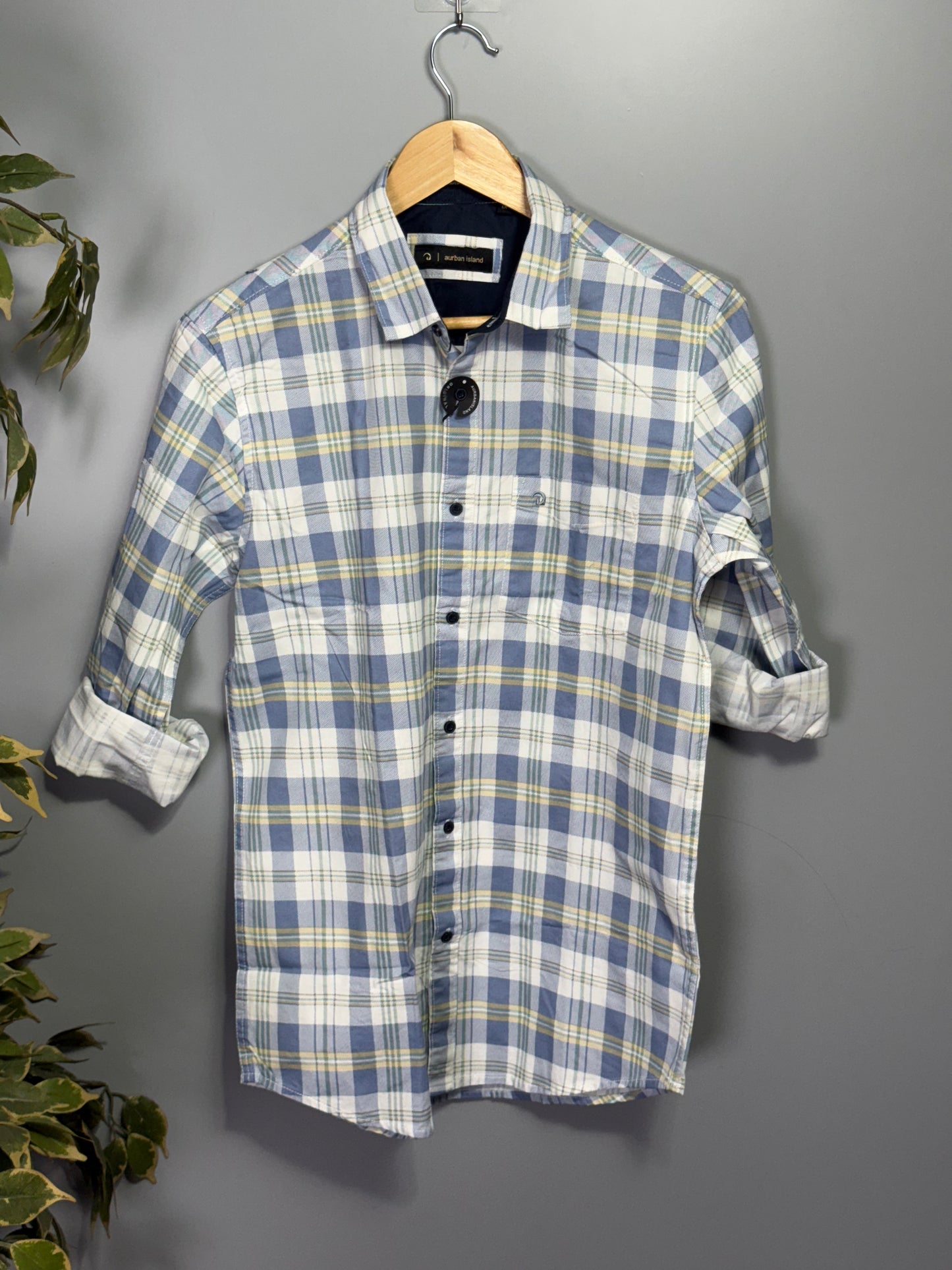 Men's Oxford Checks Full sleeve Cotton Shirt