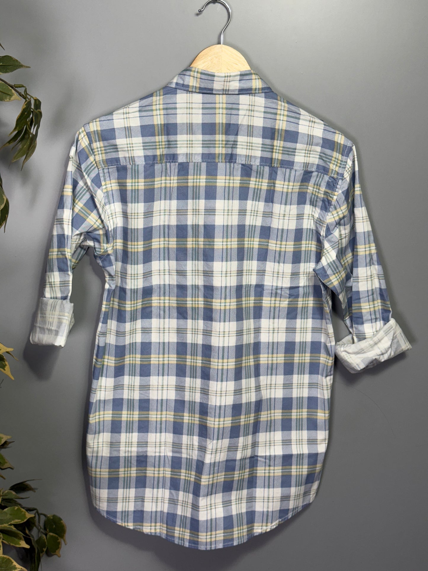 Men's Oxford Checks Full sleeve Cotton Shirt