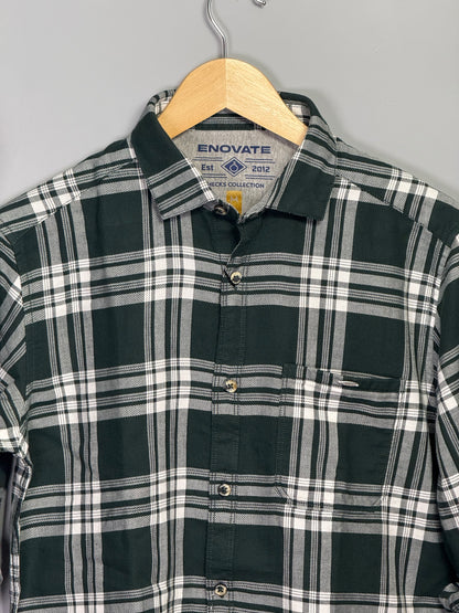 Men's Checked Full Sleeve Dobby Shirt