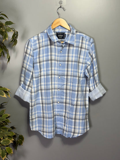 Men's Checked Full sleeve Double Cloth Shirt