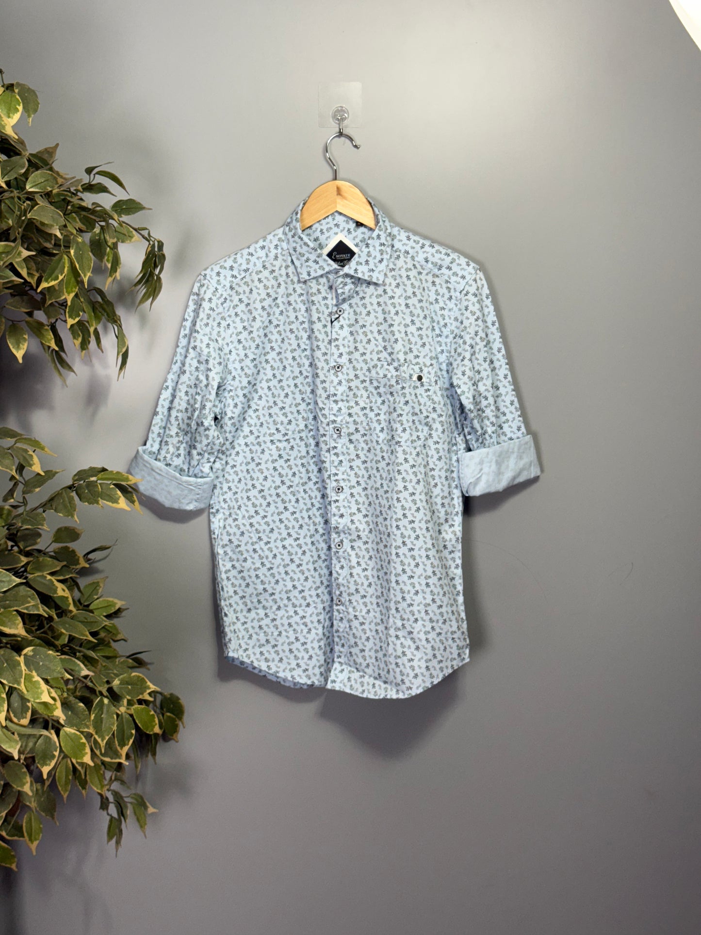 Men's Printed Full Sleeve Cotton Shirt