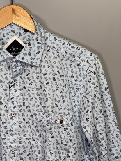 Men's Printed Full Sleeve Cotton Shirt