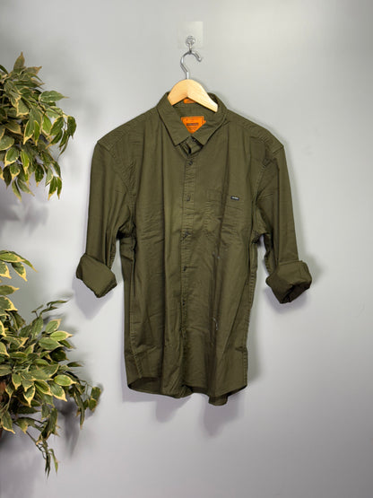 Men's Solid Full Sleeve Shirt