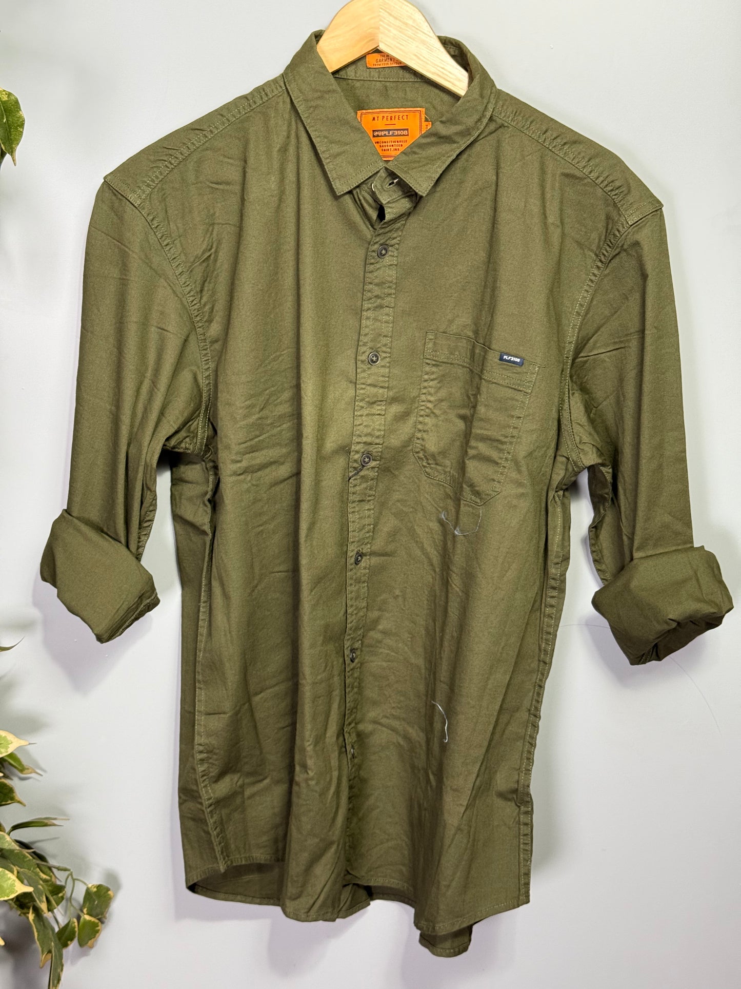 Men's Solid Full Sleeve Shirt