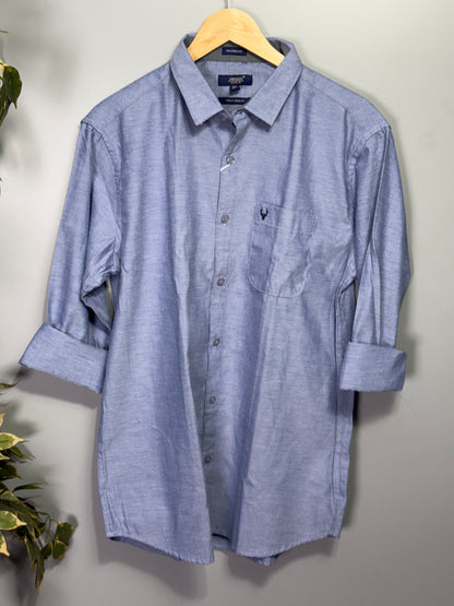 Men's Solid Full Sleeve Shirt