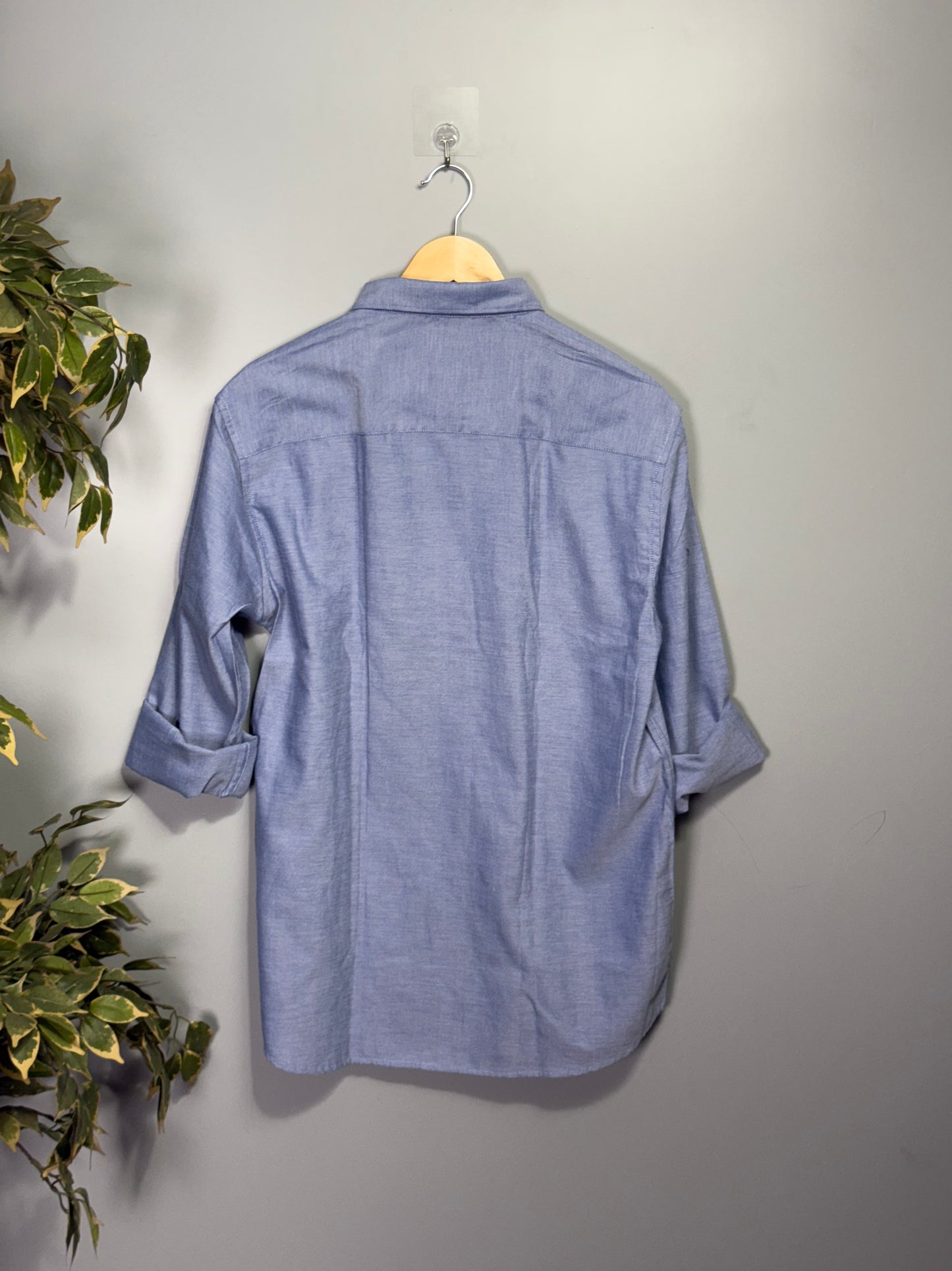 Men's Solid Full Sleeve Shirt