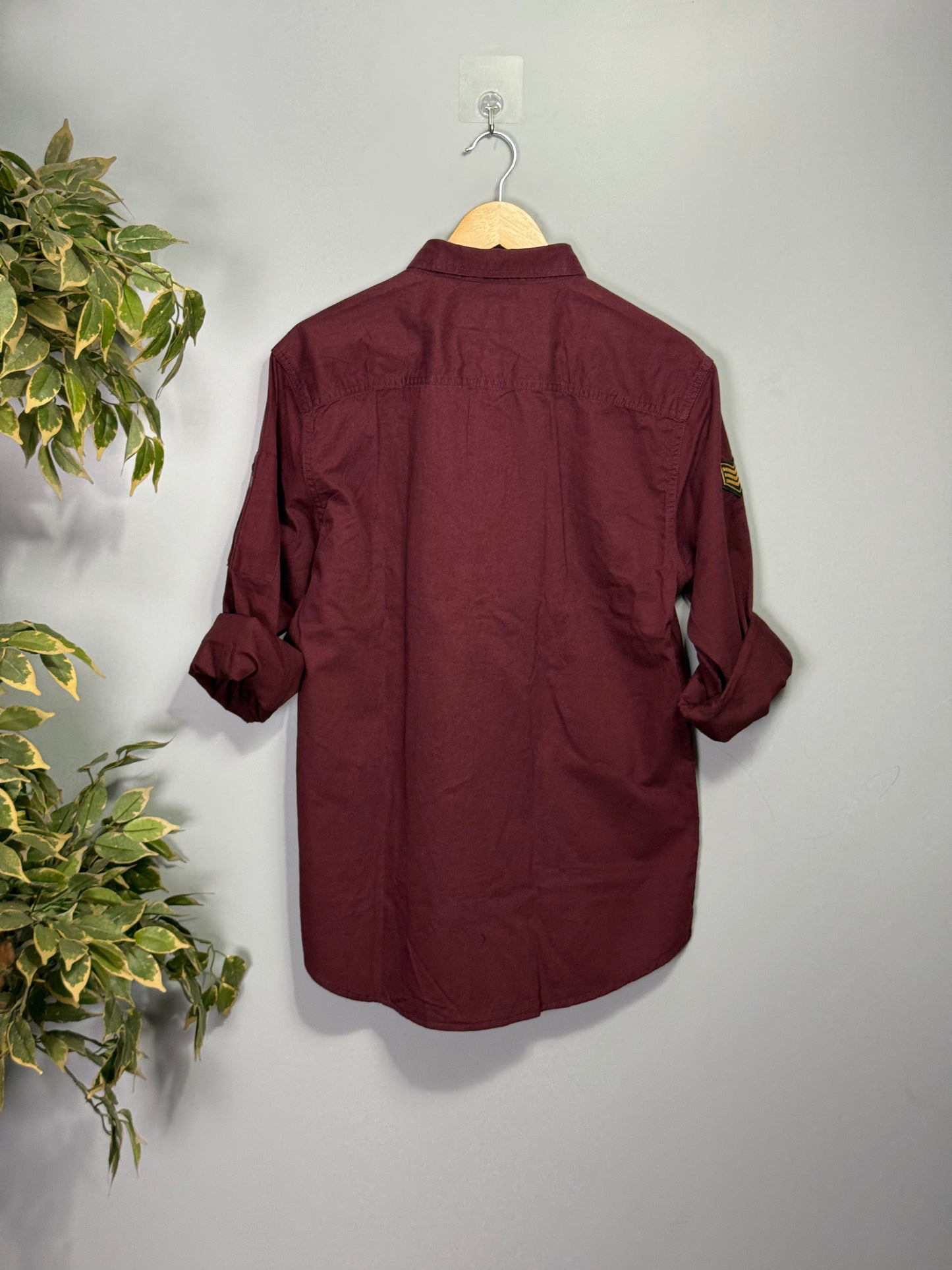 Men's Solid Full Sleeve Shirt