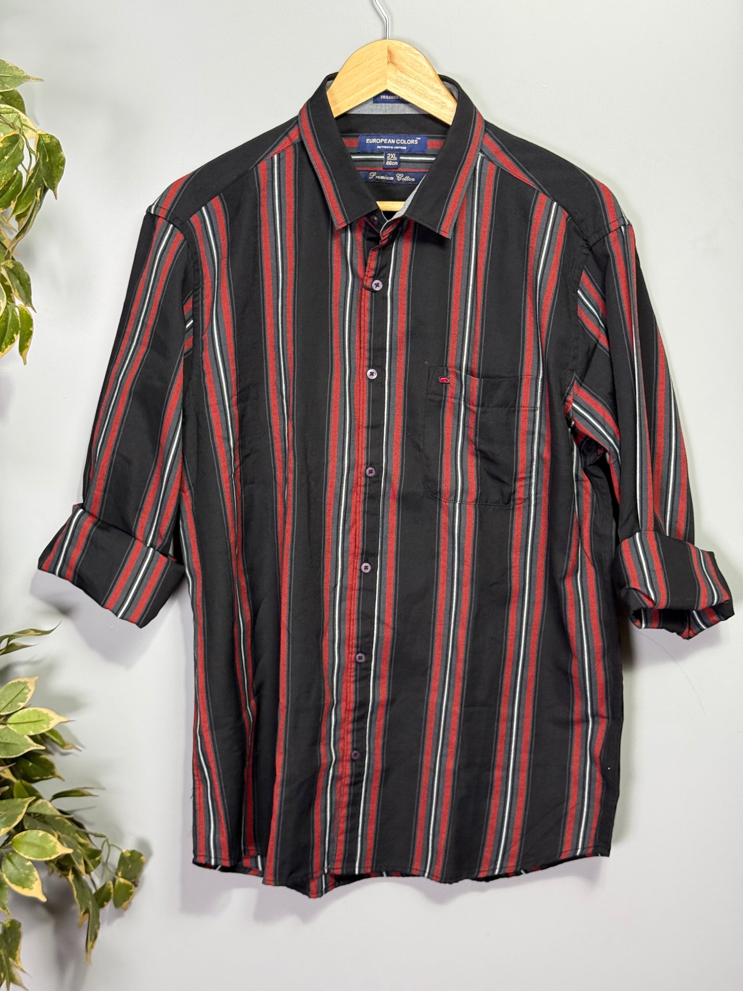 Men's Striped Full Sleeve Shirt