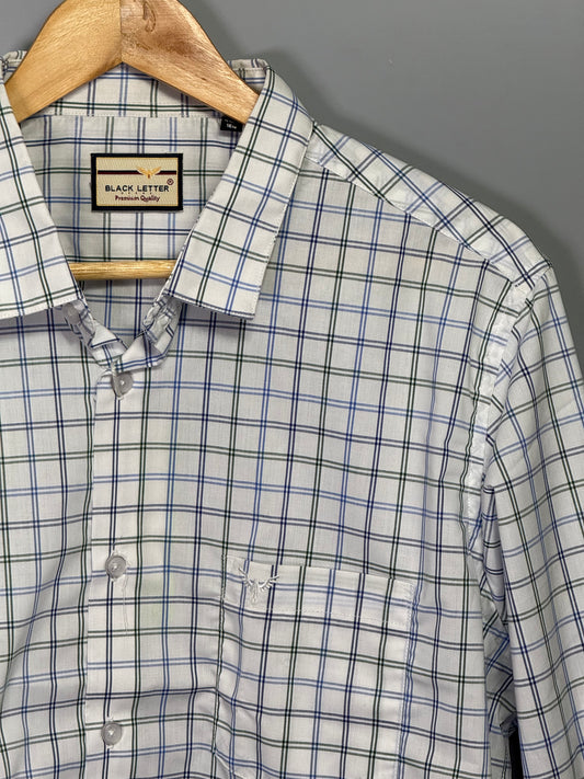 Men's Checked Full Sleeve Shirt