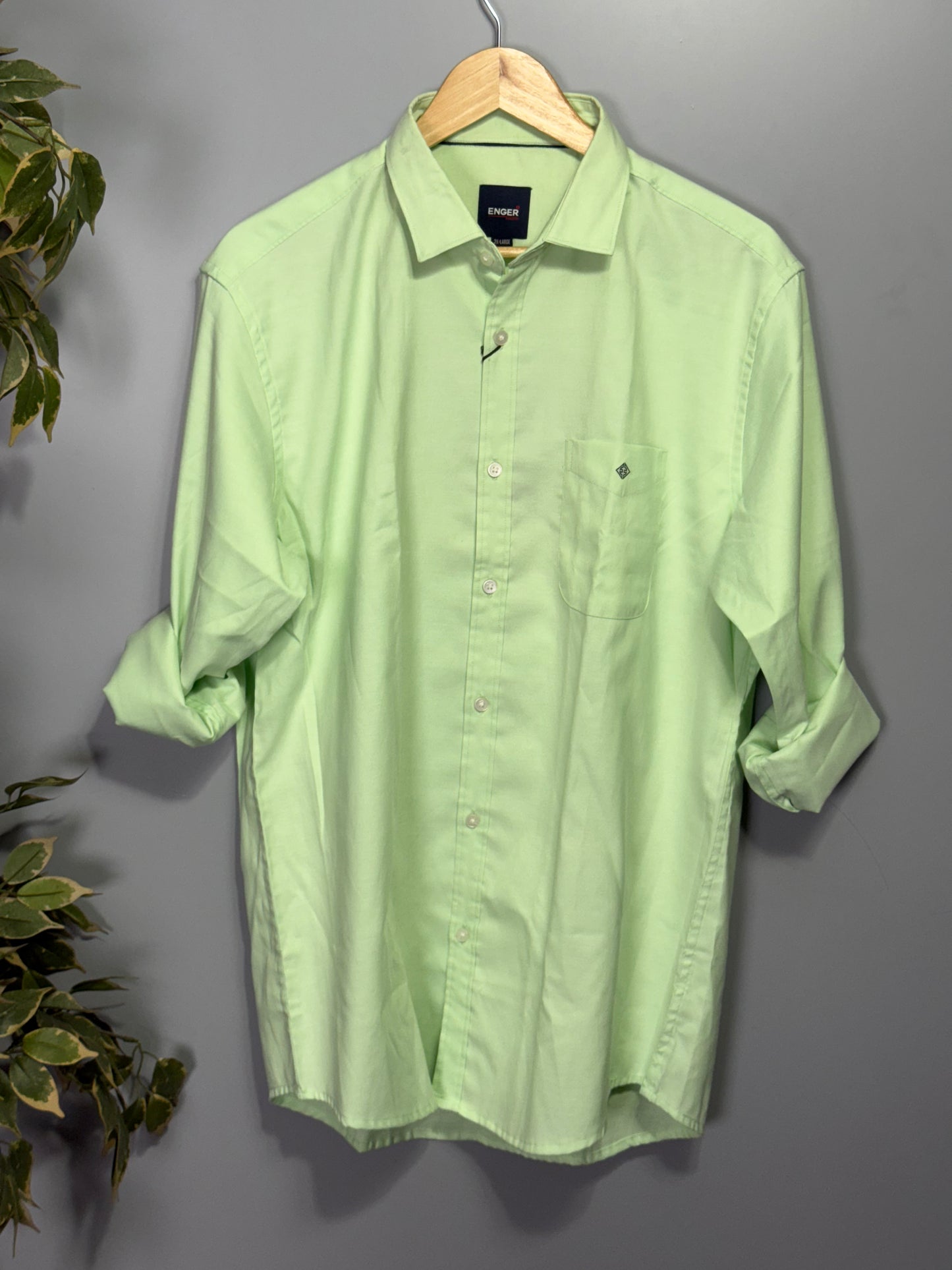 Men's Solid Full Sleeve Shirt