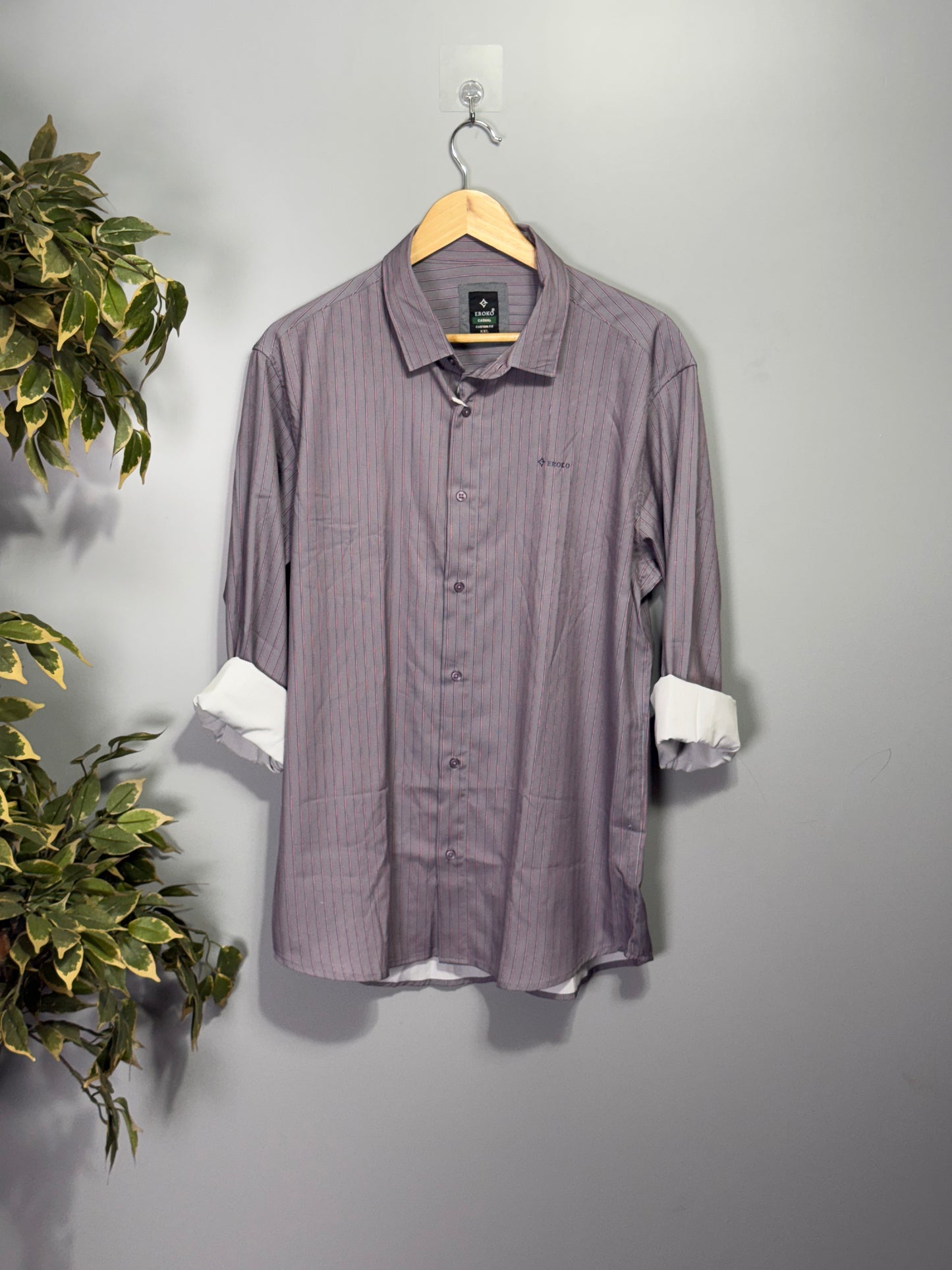 Men's Striped Full Sleeve Shirt