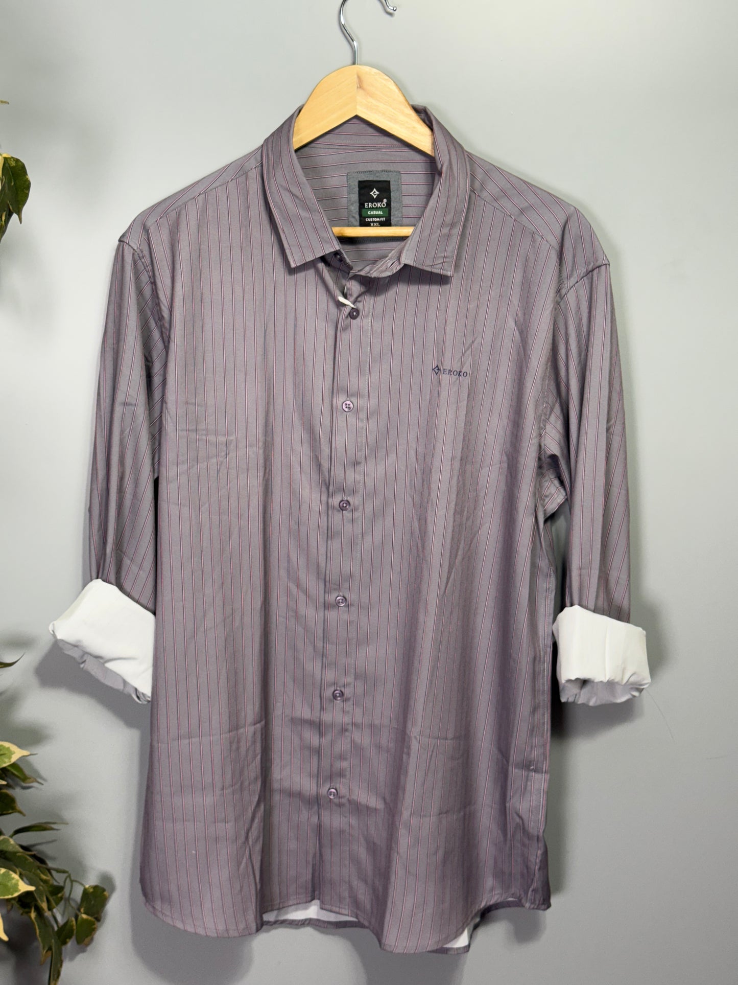 Men's Striped Full Sleeve Shirt