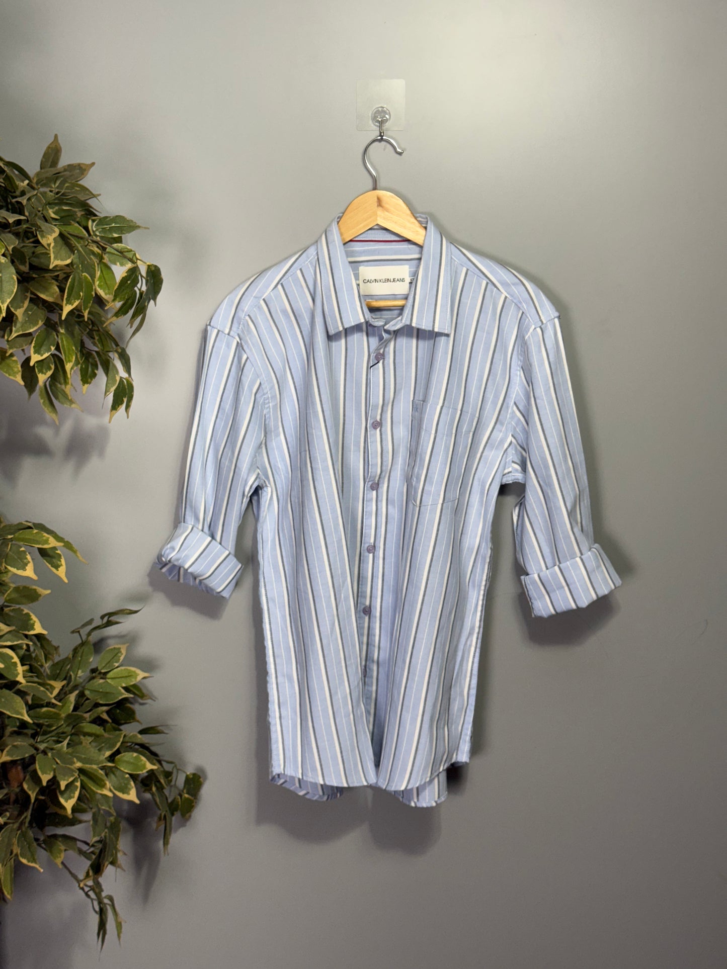 Men's Striped Full Sleeve Shirt