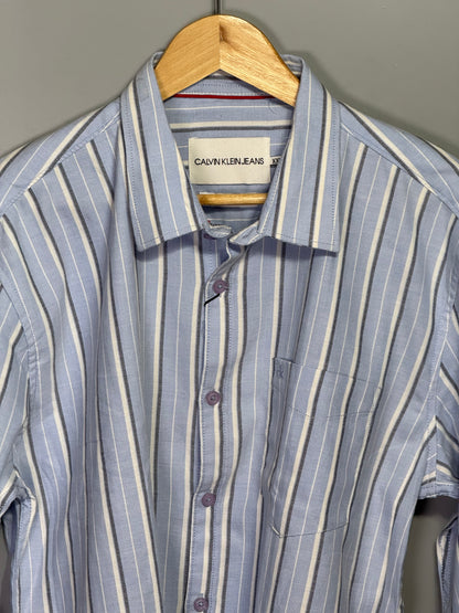 Men's Striped Full Sleeve Shirt