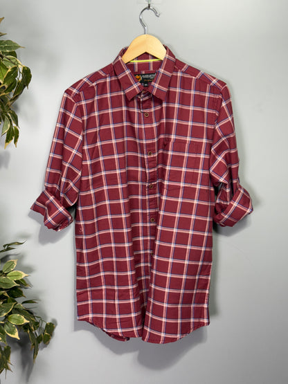 Men's Checked Full Sleeve Shirt