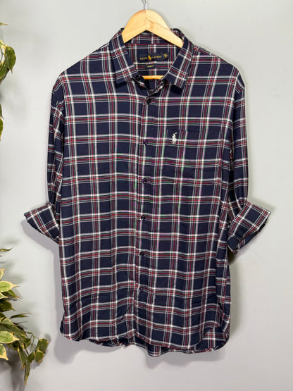 Men's Checked Full Sleeve Shirt