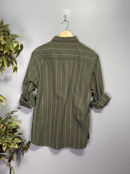 Men's Striped Full Sleeve Shirt