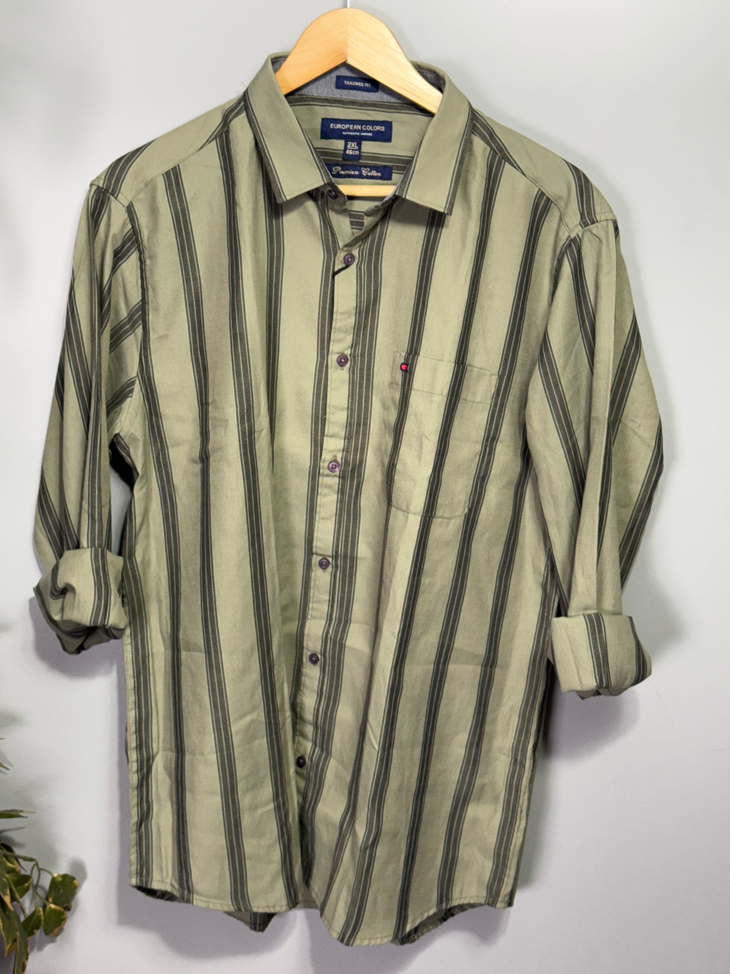 Men's Striped Full Sleeve Shirt