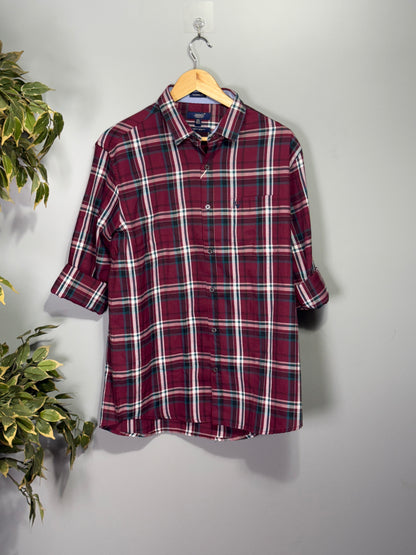 Men's Checked Full Sleeve Shirt