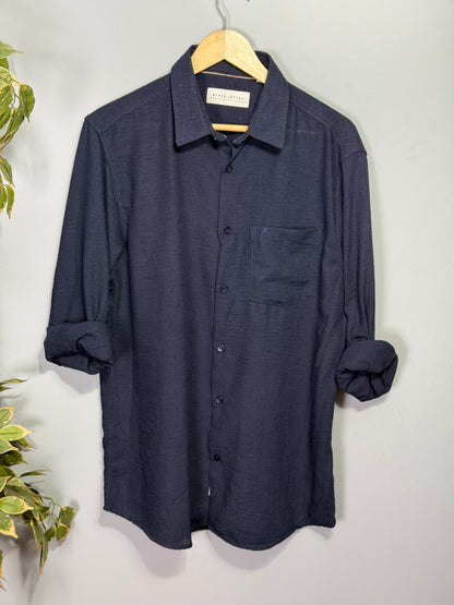 Men's Solid Full Sleeve Shirt