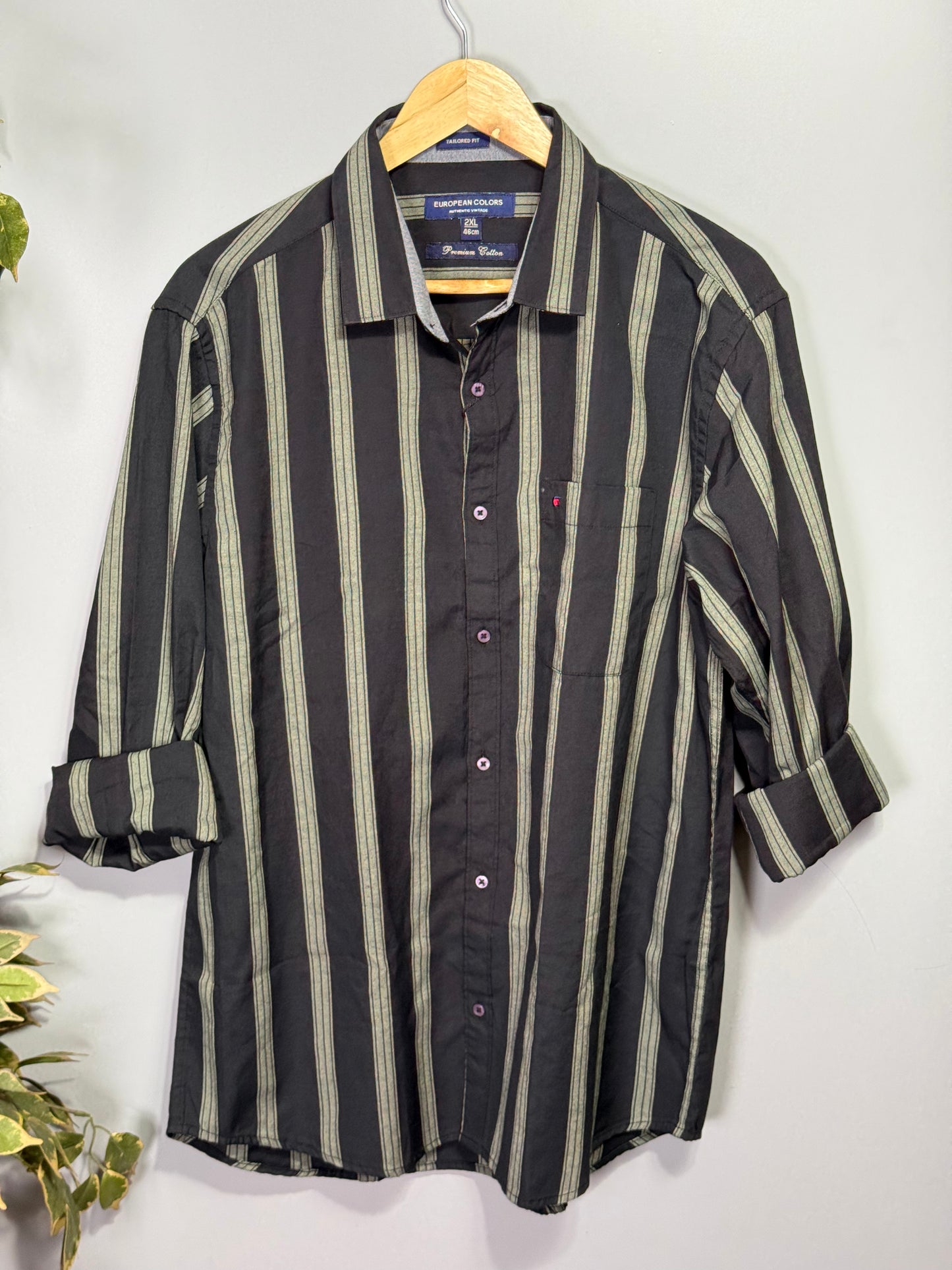 Men's Striped Full Sleeve Shirt