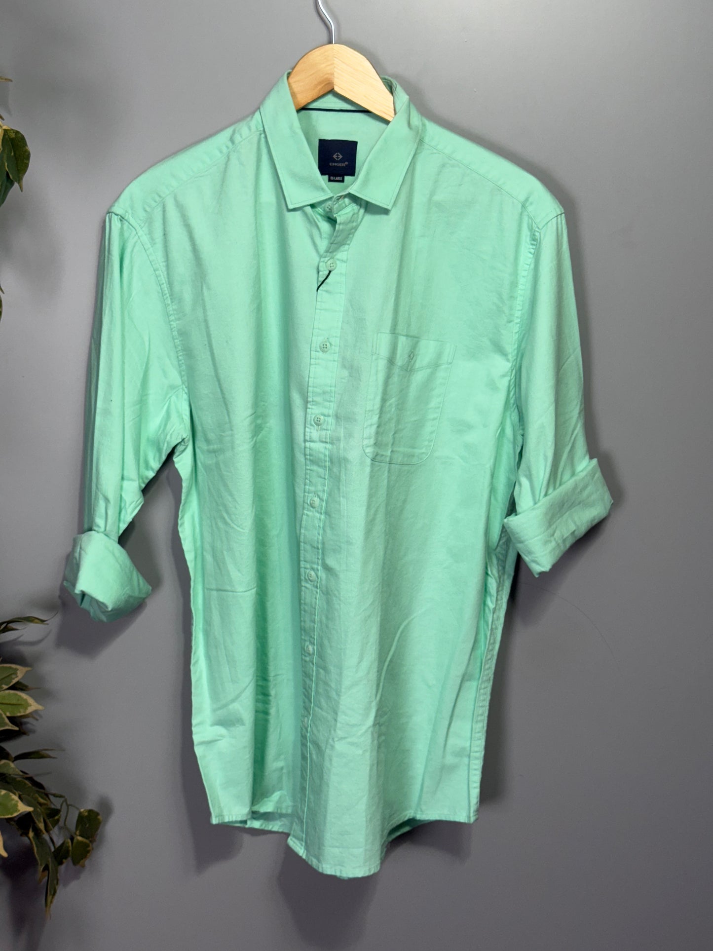 Men's Solid Full Sleeve Shirt